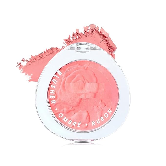 MAEPEOR Matte Face Blush 8 Colors Lightweight Natural Look Face Blush Long-Lasting and Highly Pigmented Powder Blush for Cheeks (Color 01)