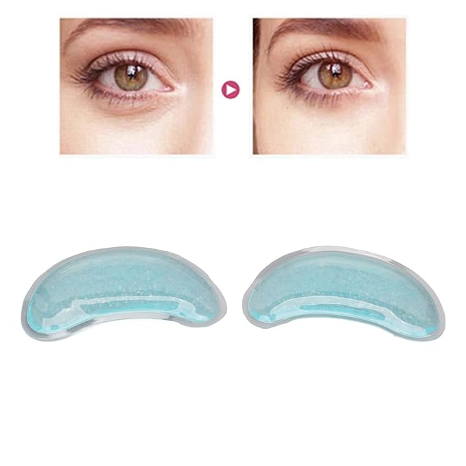 Under Eye Gel Pads Patches, Under Eye Pads for Eye Strain Swelling Dark Circle, Reusable Under Eye Masks for Dark Circles, Portable Eye Patches for Puffy Eyes