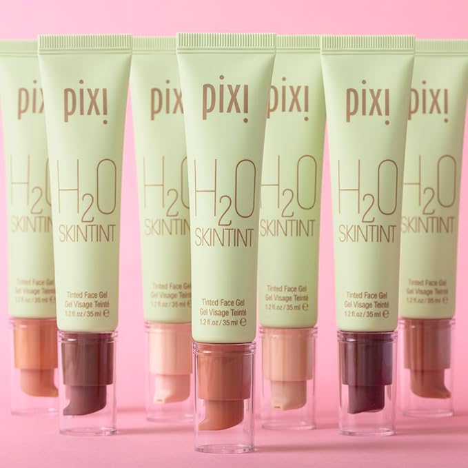 Pixi Beauty H2O SkinTint Tinted Face Gel, 1.2 fl oz / 35 ml, Beige