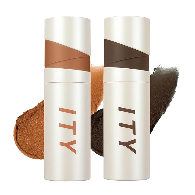 ITY Velvet Matte Finish Lip Stain-Mousse Textured Lip Clay, Red Shade, Conceals Lip Lines, Rich Pigment Lip Tint Lipsticks,0.14 oz (4g) in Truffle, Ginger.