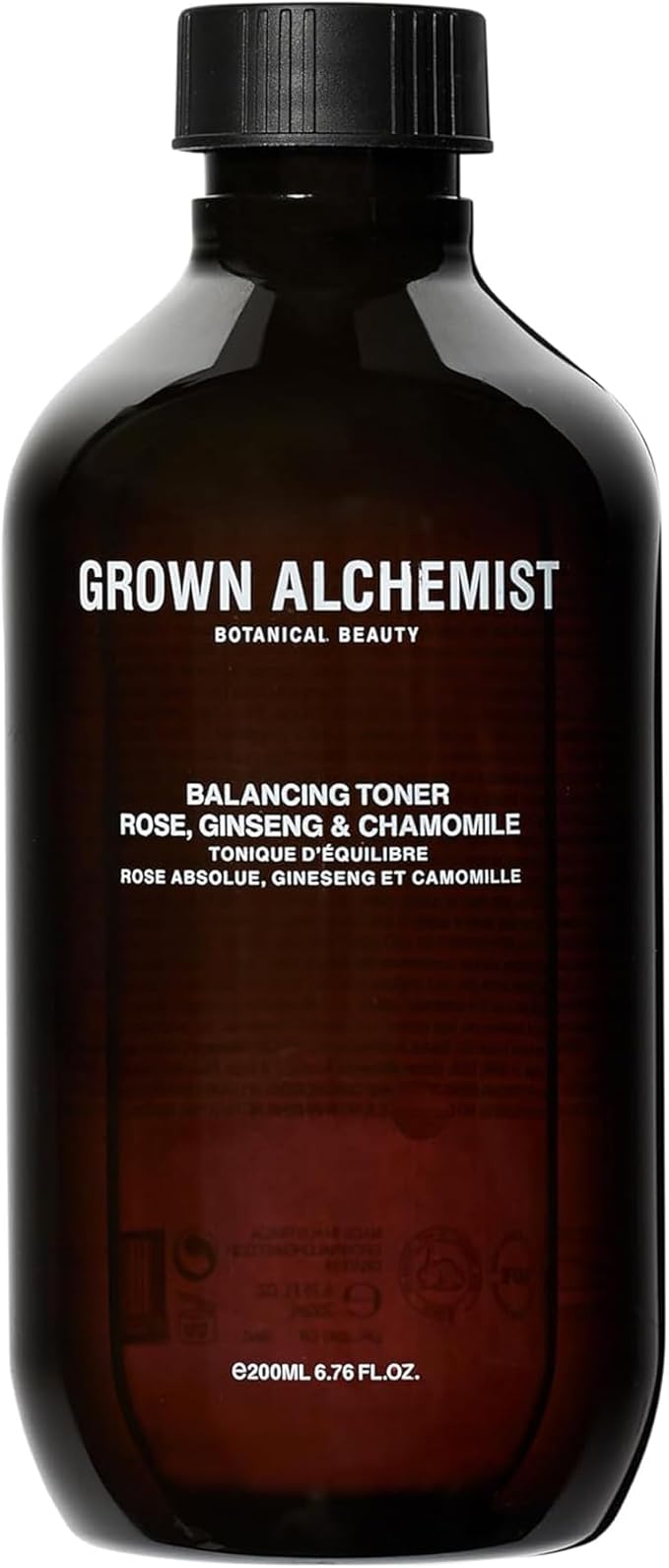 Grown Alchemist Balancing Toner, Alchohol-Free with Rose, Ginseng, Chamomile 200mL