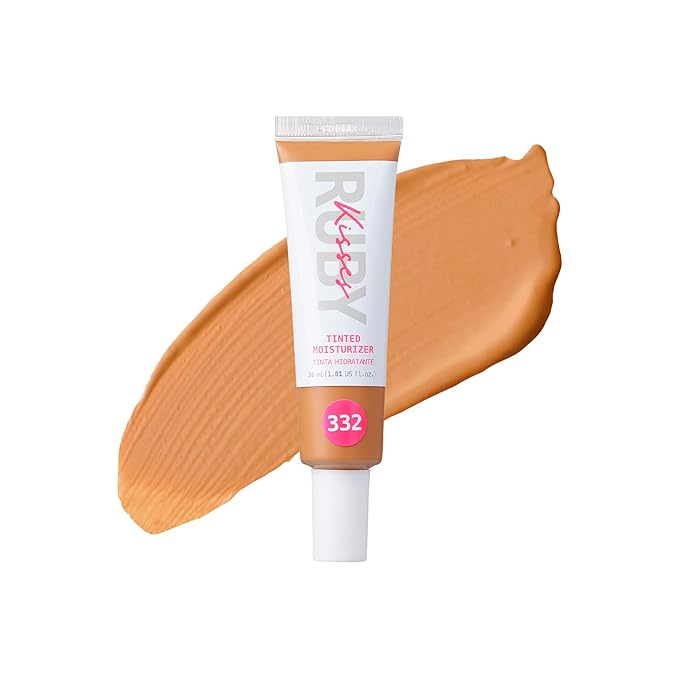 Ruby Kisses Tinted Moisturizer, Hydration, Calm & Revitalize Skin, Skin Perfecting, Blur Pores & Fine Lines, Natural Finish & All-Day Comfort Wear (Classic Tan)