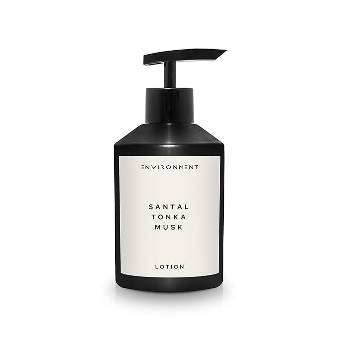 Environment Inspired by 5-Star Hotels 1HT Lotion, 300ml Luxury Scented Lotion (Santal | Musk) Bathroom Luxury, Men & Women High-End Body Lotion, Hand Cream, Dry Skin Treatment