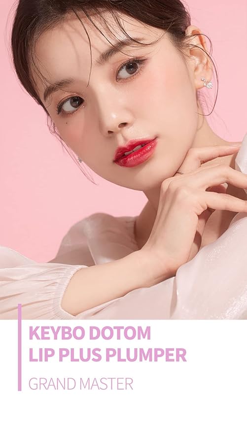 KEYBO Lip Plumper Dotom Lip Plus 16 Colors, 3 Steps Extreme Plumping Clear Lip Gloss by Essence Lip Care Oil & 16 Color Tints from Korean Makeup (06. Autumn Delight)