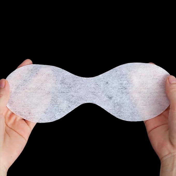 400 Sheets Disposable Eye Mask Paper, Non Woven DIY Eye Paper, Cotton Spa Eye Pads for Facials, Disposable Eye Pillow Covers Moisture Retention