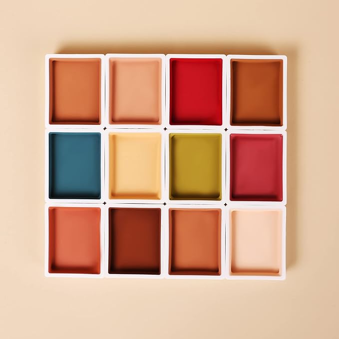 Alcohol Palette Refill Pans - Skin Tones - Dark Mauve