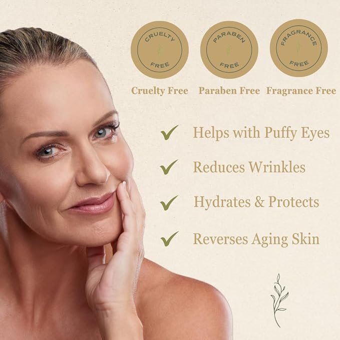 NutraVive Eye Restore Cream – Age Circle & Puffy Eyes Treatment, 1.7 Oz – Revive, Firm & Lift Tired Eyes & Reduce Fine Lines & Wrinkles – Anti-Aging Under Eye Collagen Boosting Cream.