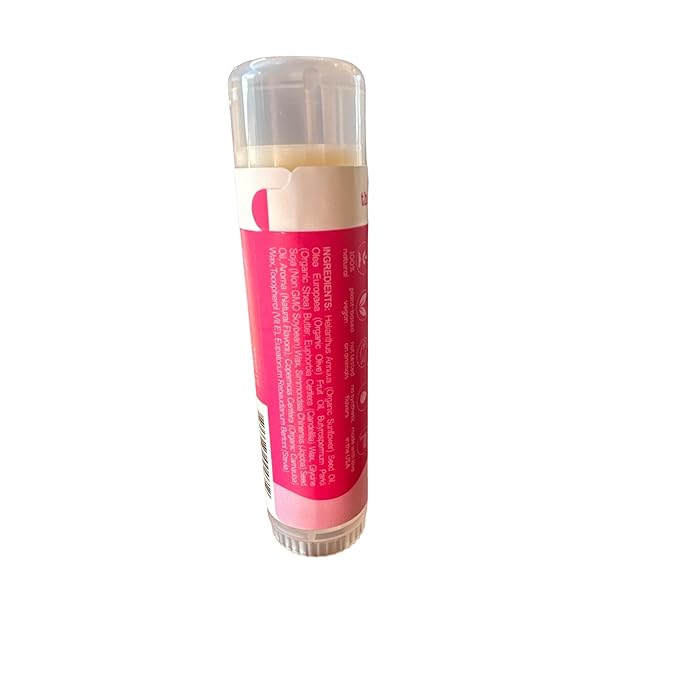Crazy Rumors Biggie Bubble Gum Flavored All Natural, Plant Based Lip Balm to Moisturize and Nourish your Lips - Bubble Gum Tube 0.6 oz (4x Larger than standard 0.15 oz lip balm)