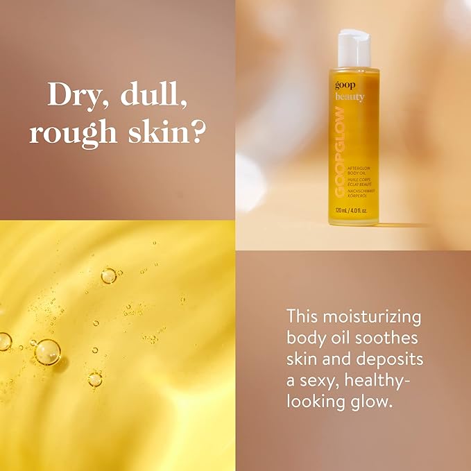 goop Beauty Body Oil | Moisturizer for Dry Skin | Kakadu Plum & Sea Buckthorn Oils | Instant Hydration to Firm & Smooth | 4 fl oz