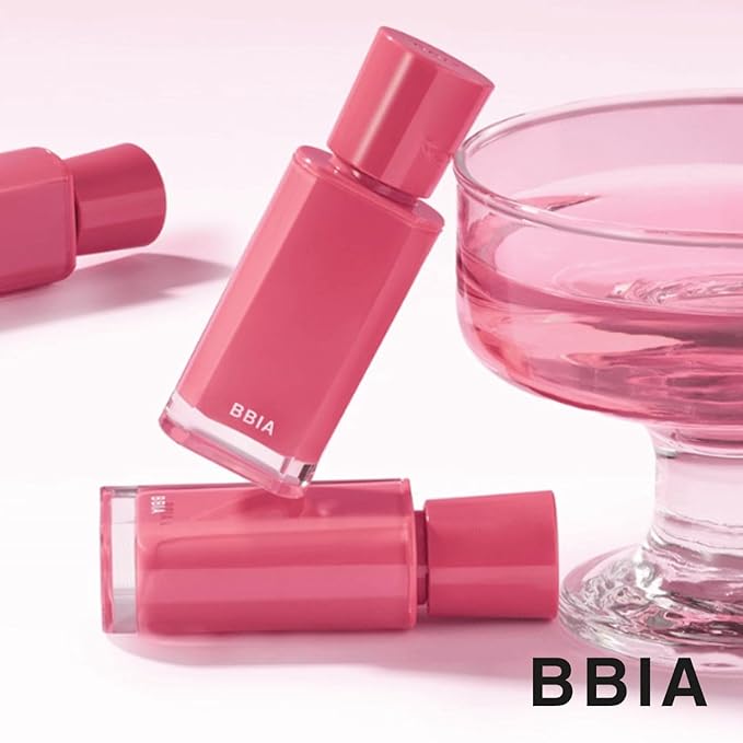 BBIA Glow Tint – Lip Plumping Volumizing Glossy & Glowy Lip Stain Naturally Moisturizing Comfortable Texture Lightweight Long-Lasting Vivid Color Non-Sticky Korean Makeup (05 VIN CHAUD, Pack of 1)