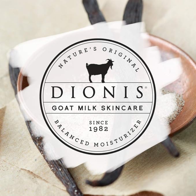 Dionis Goat Milk Hand Cream and Lip Balm 3 Piece Gift Set (Vanilla Bean, 3 Piece)