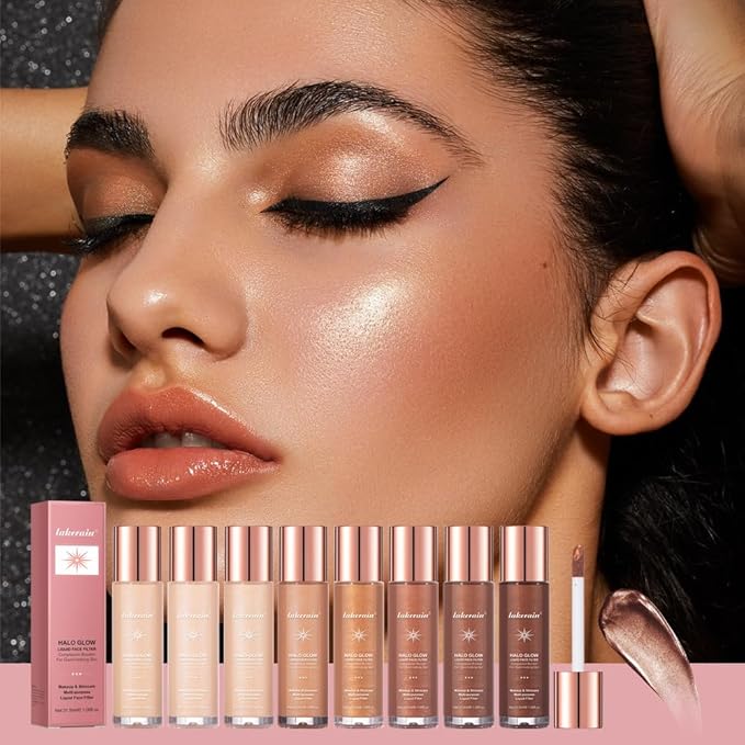Halo Glow Liquid Face Filter, Complexion Booster For A Glowing, Soft-Focus Look, Infused With Hyaluronic Acid, Vegan & Cruelty-Free 1.06 OZ/31.5ml -07