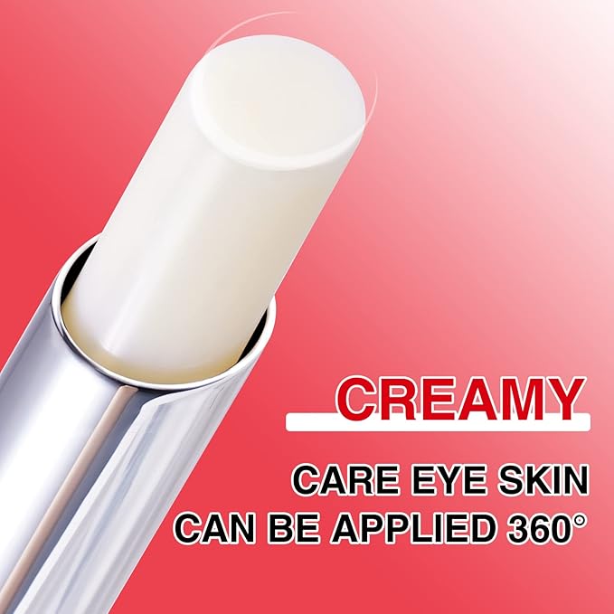Retinol Eye Stick, Retinol Eye Cream for Dark Circles and Puffiness, Under Eye Cream, Eye Brightener Stick, Reduce Wrinkles Fine Lines and Bags under Eyes Brighte Hydrate & Firm Eyes