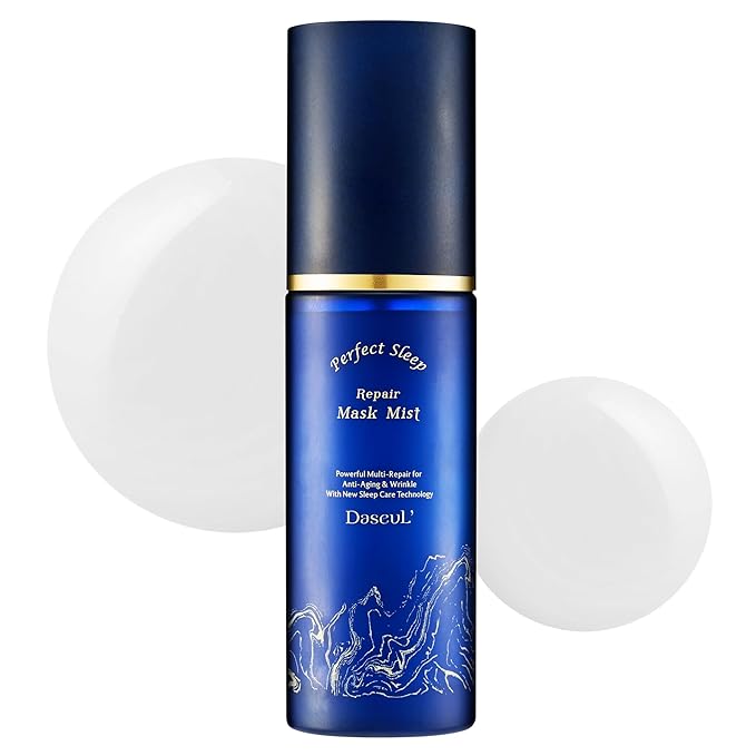 Perfect Sleep Repair Mask Mist 2.70fl.oz, Retinol-Infused Dual Layer Sleeping Serum-in-Mist for Overnight Skin Recovery, Lifting & Wrinkle Care, Deep Hydration & Radiance Boosting Korean Facial Spray