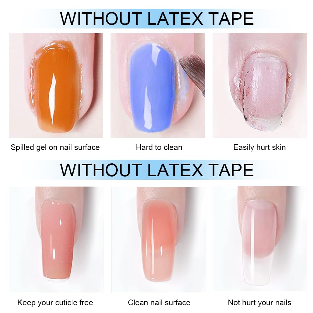 TWOING 15mlLiquid Latex for Nails, Peel Off Cuticle Protectors for Nail Polish,Skin Barrier Manicure, Art Liquid Latex Tape Protector Nail Cuticle Guard Gifts