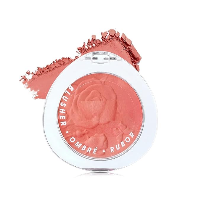MAEPEOR Matte Face Blush 8 Colors Lightweight Natural Look Face Blush Long-Lasting and Highly Pigmented Powder Blush for Cheeks (Color 07)