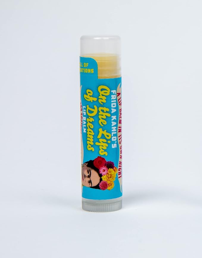 Frida Kahlo's On the Lips of Dreams Lip Balm Tube, Citrus Flavored - Cruelty-Free and Made in the USA from Natural and Imported Ingredients