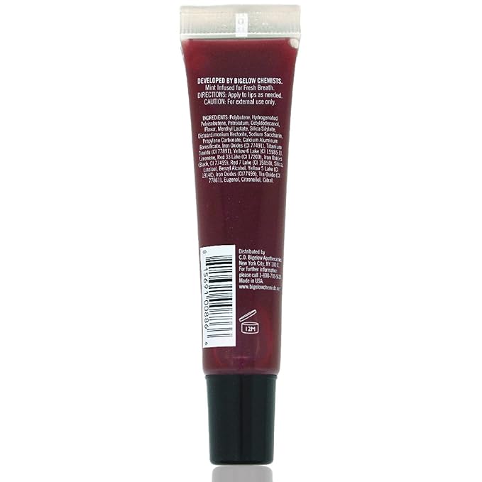 C.O. Bigelow Plum Mint Mentha Lip Tint Trio, Moisturizing Lip Balms for Dry Lips, Light Purple Tinted Lip Gloss, Bulk Lip Balm 3 Pack, 0.5 oz Each