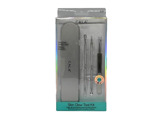 Cala Skin glow tool kit with metal case 3 count, 3 Count