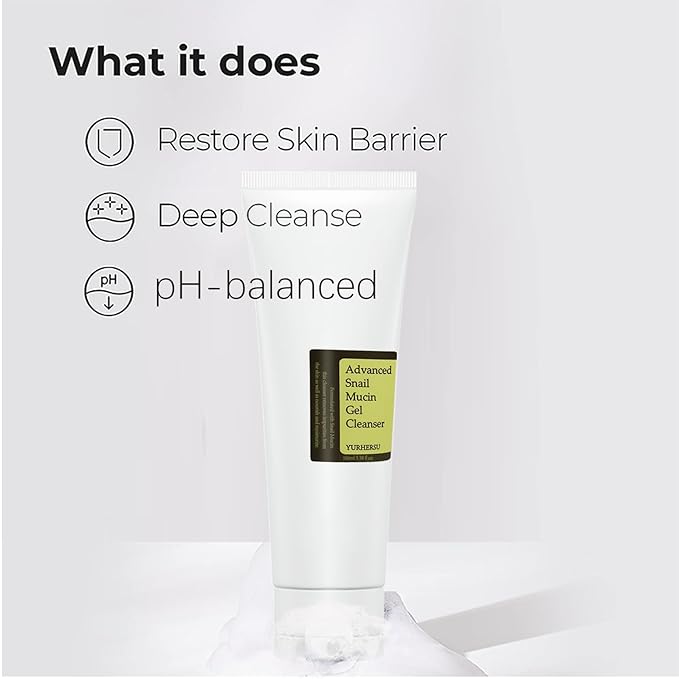All About Snail Mucin Kit - Snail Korean Skincare 5-Pack, Snail Skin Care Products Set: Face Gel Cleanser, Essence, Cream, Toner & Eye-Cream, Facial Kit for Women and Men Hydrating & Anti-Aging