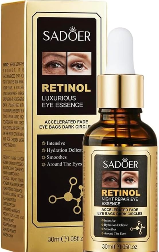 SUERO FACIAL RETINOL EYES NIGHT REPAIR 30 ml, Gold