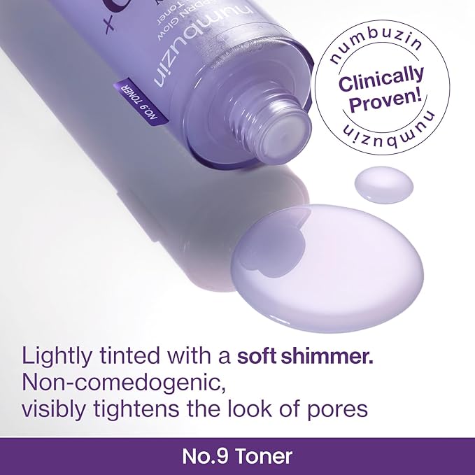 numbuzin No.9 Toner | NAD+ PDRN Glow Boosting Toner | Glowing, Firming, Hydrating, Elasticity, Wrinkles, Fine Lines, Korean Skincare | Salmon PDRN, Peptides, NAD | Essence for Dry Skin | 5.07 fl. Oz