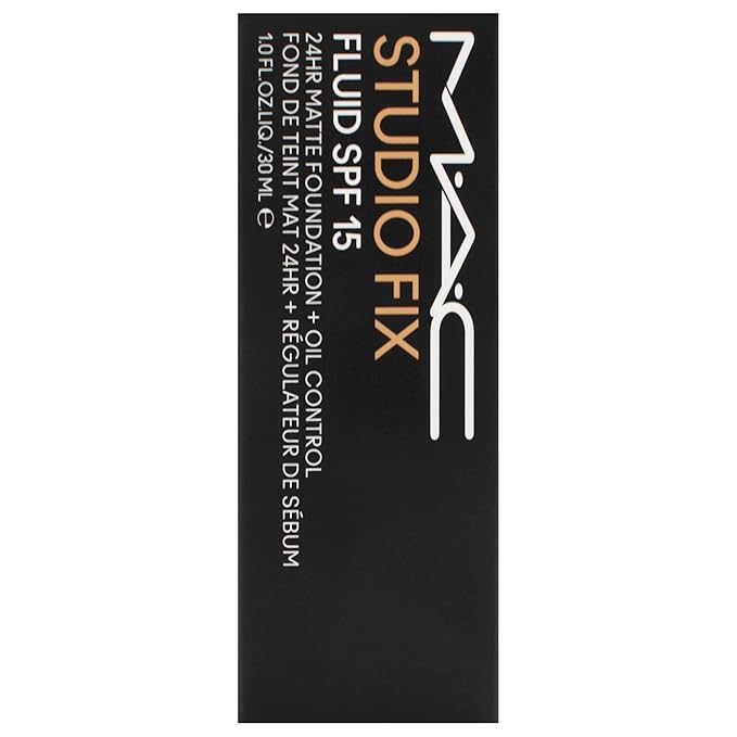 Studio Fix Fluid SPF 15 24Hr Matte Foundation Plus Oil Control - NW22 by MAC for Women - 1 oz Foundation