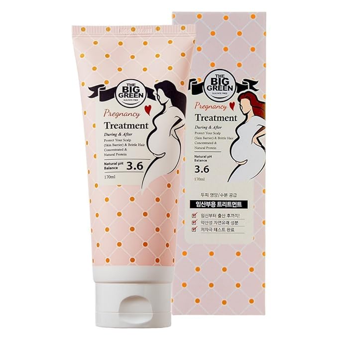 Big Green Pregnancy Treatment 170ml- Natural Ingredients-Chemical Free-Dry & Damaged-Moisturizing & Hydrating