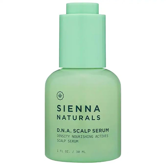 Sienna Naturals - D.N.A. Scalp Serum – Hair Growth Serum for Thinning Hair, Scalp Repair & Strength – Nourishing, Active Treatment for Scalp Health with Biotin & Rosemary– 1 oz