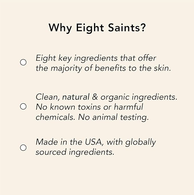 Eight Saints Skin Care Up the Anti Night Cream Face Moisturizer to Reduce Fine Lines and Wrinkles, Natural and Organic Anti Aging Cream For Face & Neck with Niacinamide and Hyaluronic Acid, 2 Ounces