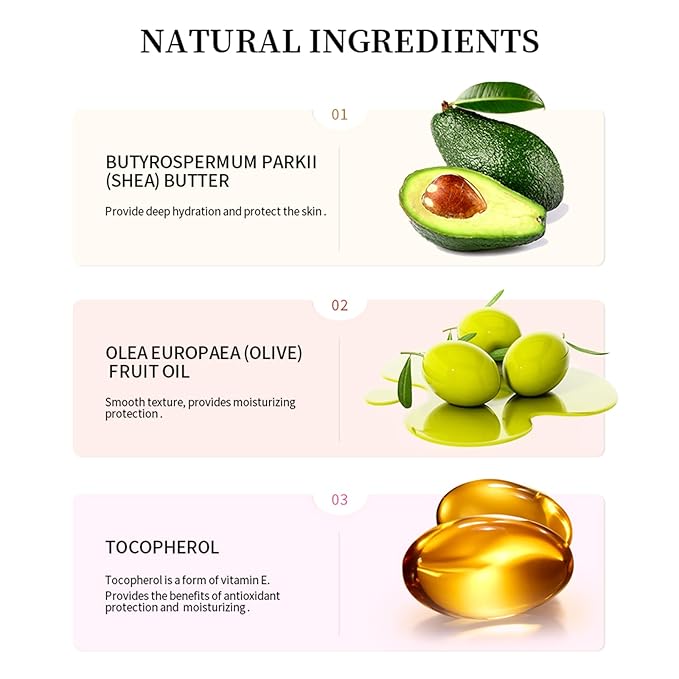 Lip Butter Balm, Day/Night Hydrating Lip Mask, Moisturizing Lip Balm Butter, Ultra-Nourishing Lip Care Moisturizer, Lip Butter Gloss Shine Lip Glow Oil Makeup#6 Pink Sugar