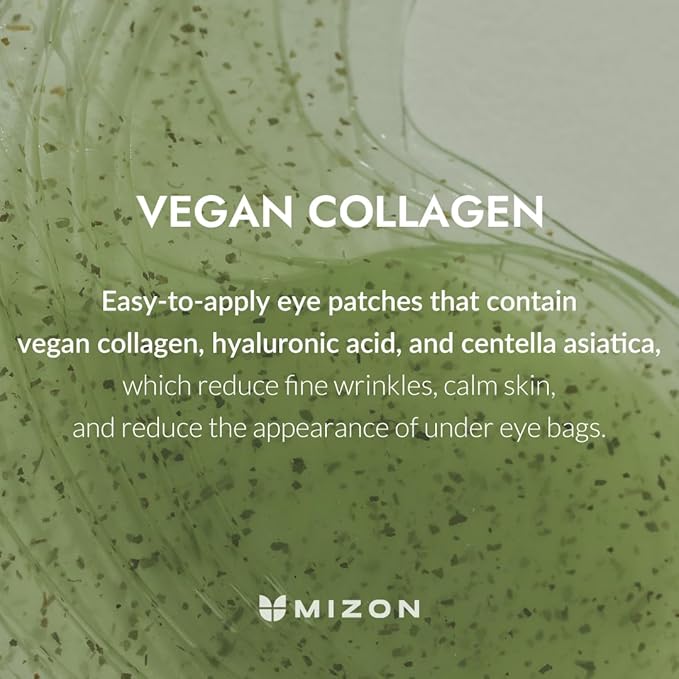 MIZON Phyto Plump Collagen Special Duo Set - Phyto Plump Eye Gel Patch & Serum Vegan Formula, Vegan Skincare Kit, Korean Skincare