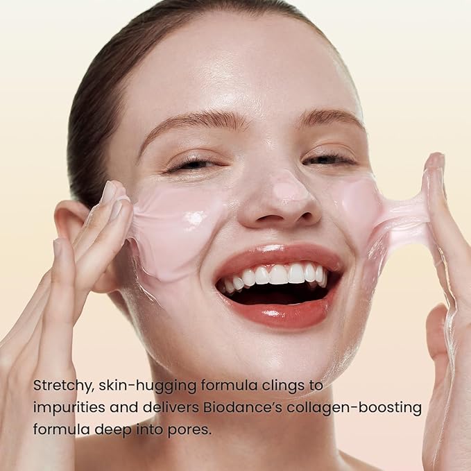 BIODANCE Collagen Mask To Foam Cleanser, Face Wash for Women, 2-in-1 Pore Mask and Hydrating Foaming Facial Cleanser for Sensitive Skin, Oily Skin, 5.07 fl. oz. (150 ml)