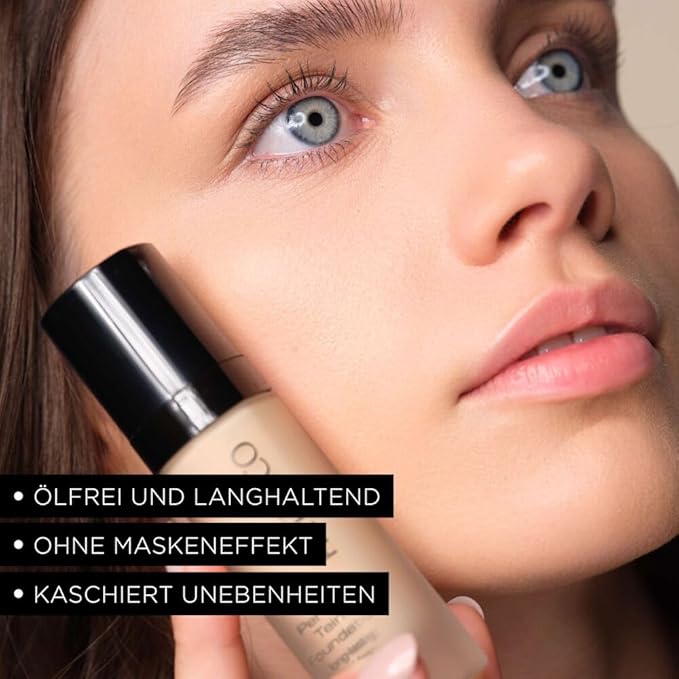 ARTDECO Perfect Teint Foundation - Warm Butter Pecan - Lightweight Liquid Formula - Medium to Full Coverage - Without Mask-Like Effect - Vegan Makeup - Hyaluron - 0.67 Fl Oz