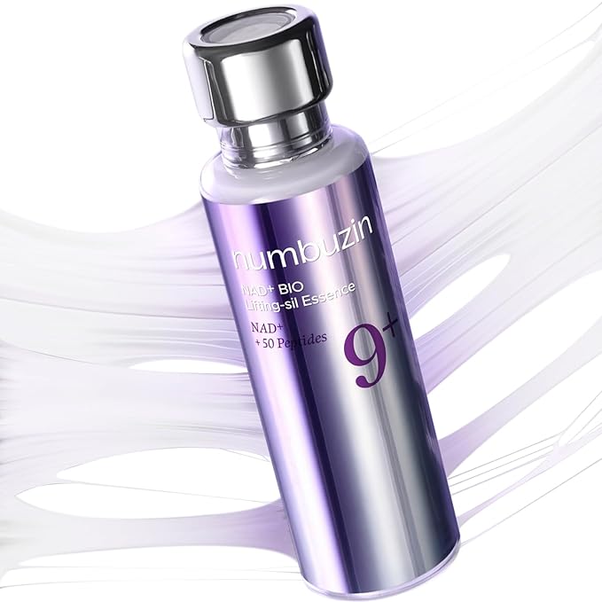 numbuzin No.9 Essence | NAD+ BIO Lifting-sil Essence | Lifting, Firming, Wrinkles, Fine Lines, Elasticity | Peptides, NAD+ | Serum for Aging, Dull Skin | 1.69 fl. oz.
