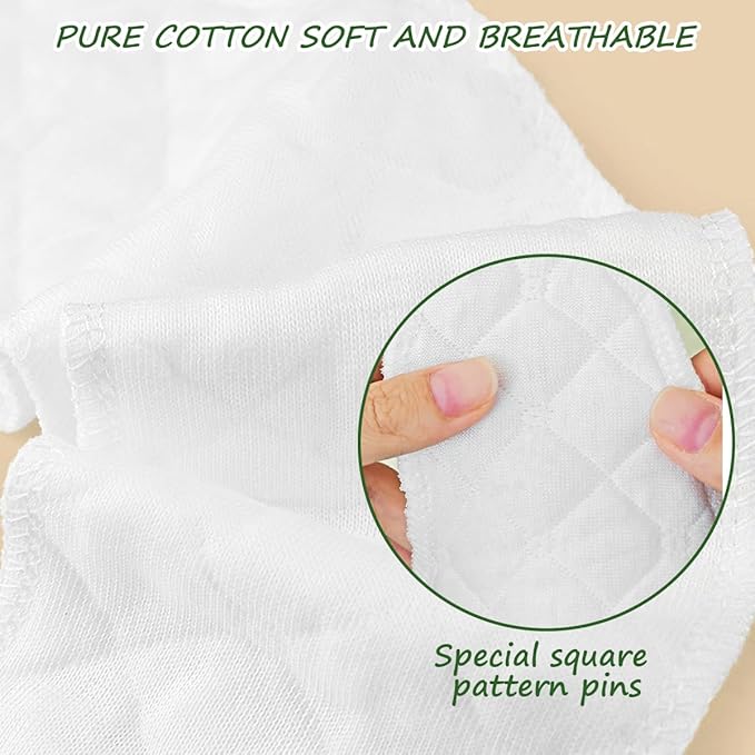 16 Pack Cotton Tummy Liners and Bra Liners Set for Sweat Rash Skin Folds Plus Size Women Sweating Supplies
