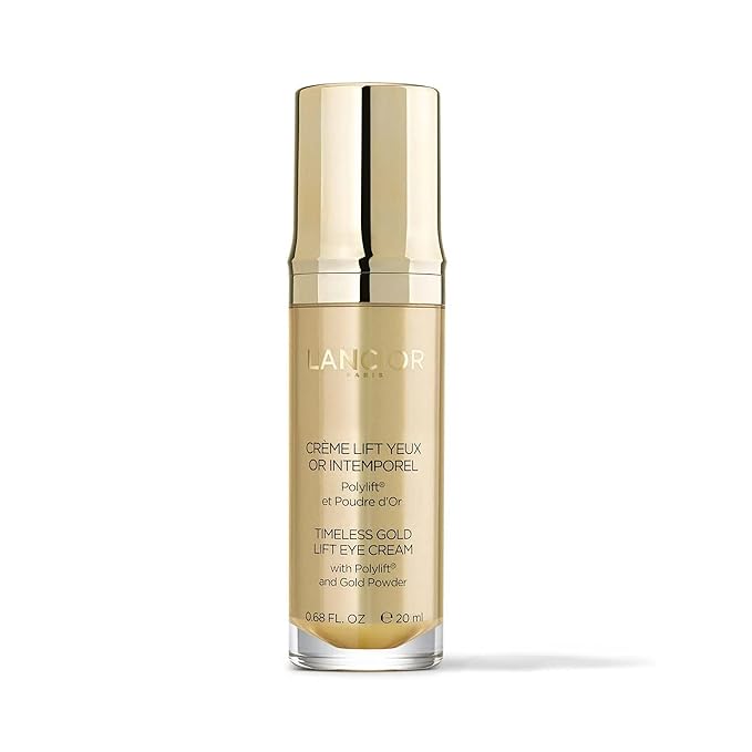 Timeless Gold Lift Eye Cream - Fights Against The Signs Of Aging Around The Eyes - Helps Skin Regain Suppleness - Brightens And Opens Up Eye Area - Highly Effective Ingredients - 0.7 Oz