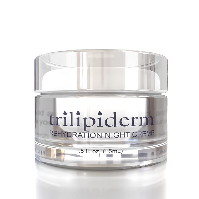 Trilipiderm Rehydration Night Crème .5oz Travel Size Night Rejuvenation with Anti-Aging Hyaluronic Acid and Retinol