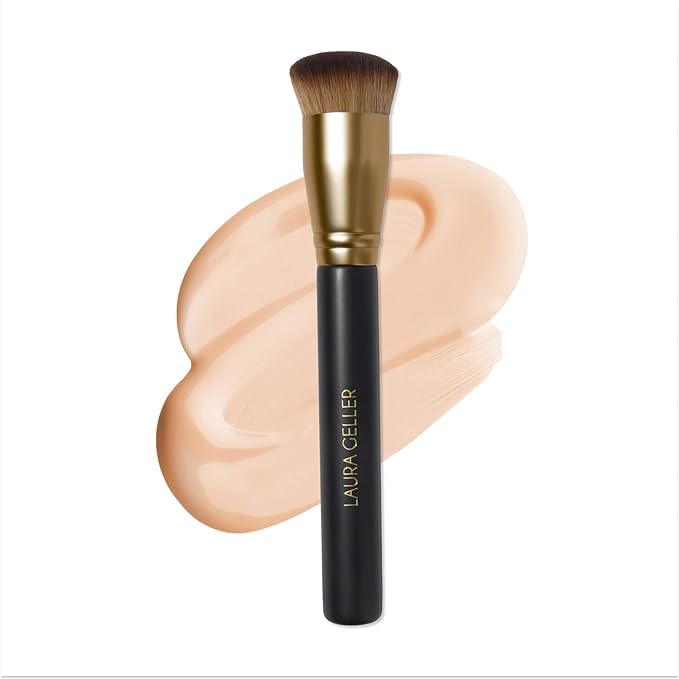 LAURA GELLER NEW YORK Full Coverage Foundation Blending Brush for All Face Makeup & Foundation