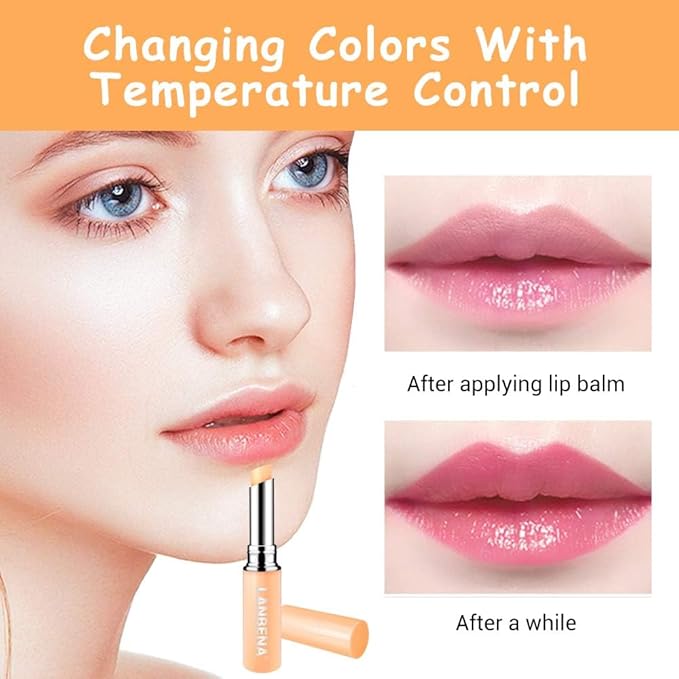 LANBENA Chameleon Lip Balm Nourishing Moisturizing Lip Care Daily Use Natural Extract Beauty Makeup Lipstick
