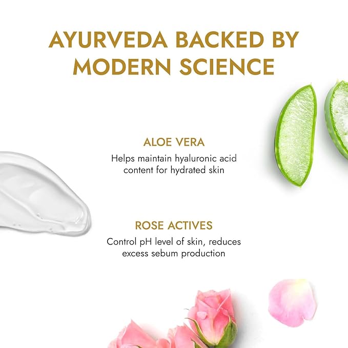 Skin Rituals Aloe Rose Gel 200 gms | After-sun Soothing Gel | For Sunburn Relief & Hydration | Clinically Tested Rose Actives| Ayurvedic Tan Minimiser