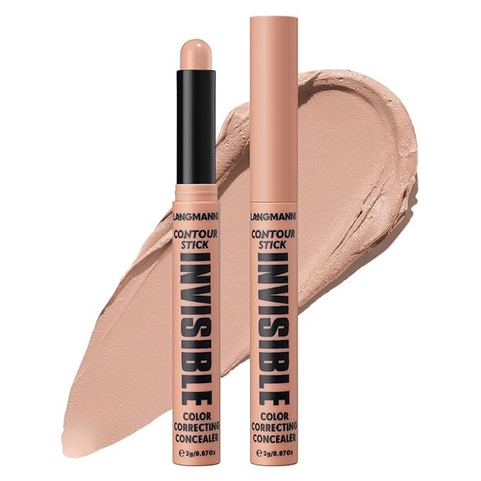 Jolilab 1 Color Contour Stick Concealer Stick Cream Palette Contour Multifunctional Contouring Makeup Kit for Face Highlighter Makeup Stick Set Long Lasting & Waterproof(04#natural, 1)