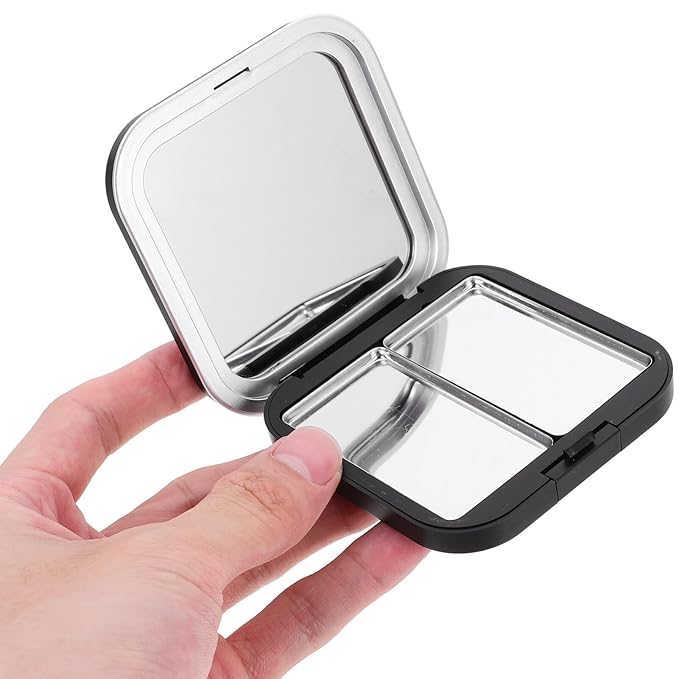 Makeup Pallet Magnetic Travel Containers Eyeshadow Palettes 2pcs Empty Eyeshadow empty eyeshadow empty makeup makeup Makeup Empty Empty Eyeshadow Containers Makeup Pallet Black Eyeshadow