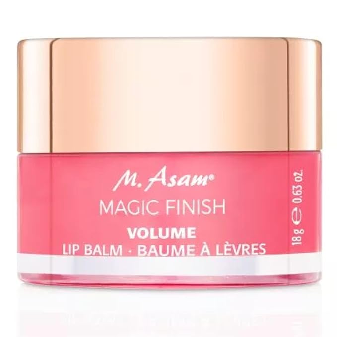 M. Asam MAGIC FINISH Volume & Repair Lip Balm Peachy-Rose (0.11 oz) - Lip balm for delicate shine & more volume with plumping & nourishing vitamin E & shea butter