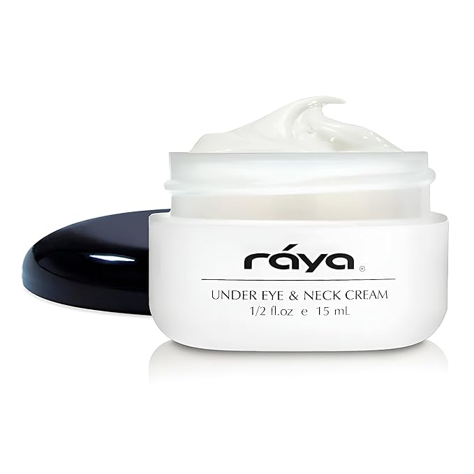 Raya Under-Eye & Neck Cream (408) - Revitalizing Anti-Aging Treatment for Eye Area & Neck, Tighten, Lift, Firm, Effectively Reduces Lines & Wrinkles, Expertly Formulated for Effective Neck Tightening