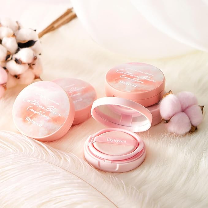 Cotton Blur Cushion SPF50+PA+++ - Skin Cover, Long-Lasting, Powdery Finish for a Flawless Look (19 Pure Cotton)