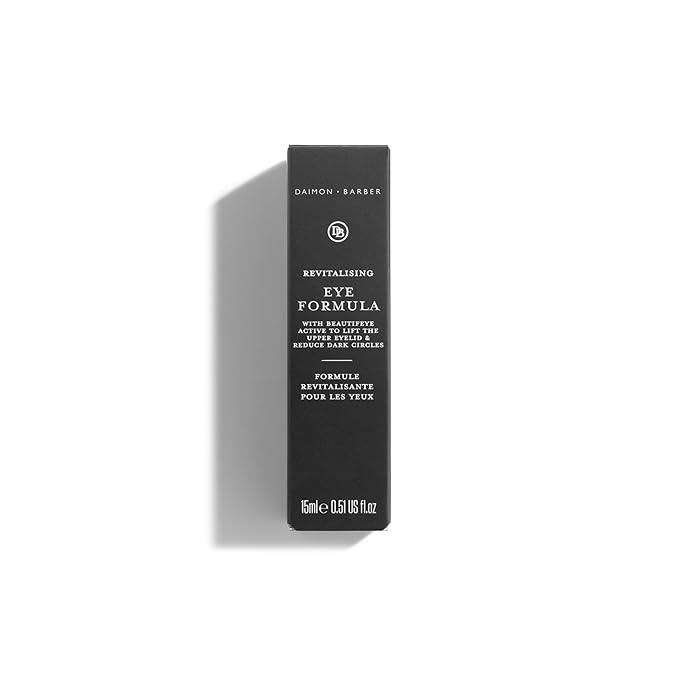 Daimon Barber Age Defence Eye Formula, Eye Cream for Men, Deeply Moisturises and Reduces Dark Circles and Fine Lines, with Mango Butter and Vitamin A, Unfragranced 15ml