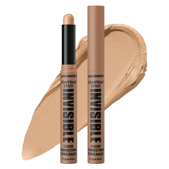 Jolilab 1 Color Contour Stick Concealer Stick Cream Palette Contour Multifunctional Contouring Makeup Kit for Face Highlighter Makeup Stick Set Long Lasting & Waterproof (06#deep, 1)