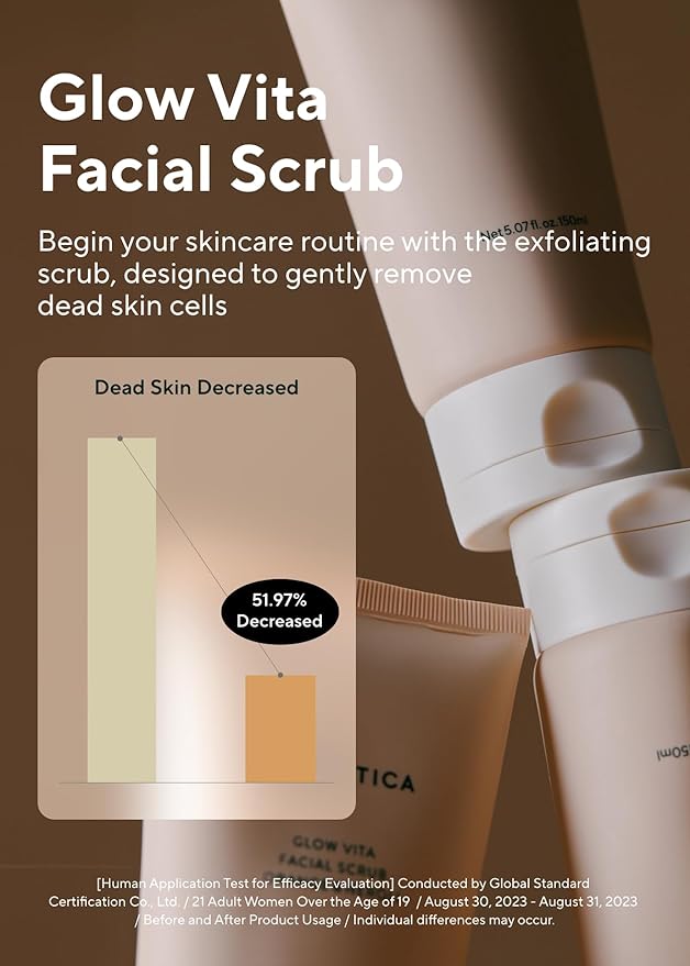 AROMATICA Glow Vita Trial Kit - Travel Size Skin Care Set [Vitamin C Serum 0.5 fl.oz, Facial Scrub 0.5 fl.oz, Goodnight Cream with Retinol 1oz] - Travel Kit for Women
