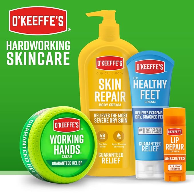 O'Keeffe's Lip Repair Lip Balm with Cherry & Vitamin E Oil, Stick, Twin Pack